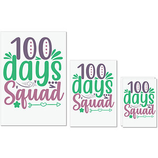 UDNAG Untearable Waterproof Stickers 155GSM 'Squade | 100 days squad' A4 x 1pc, A5 x 1pc & A6 x 2pc UDNAG Untearable Waterproof Stickers 155GSM 'Squade | 100 days squad' A4 x 1pc, A5 x 1pc & A6 x 2pc