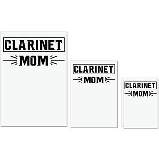 UDNAG Untearable Waterproof Stickers 155GSM 'Mom | clarinet mom' A4 x 1pc, A5 x 1pc & A6 x 2pc UDNAG Untearable Waterproof Stickers 155GSM 'Mom | clarinet mom' A4 x 1pc, A5 x 1pc & A6 x 2pc