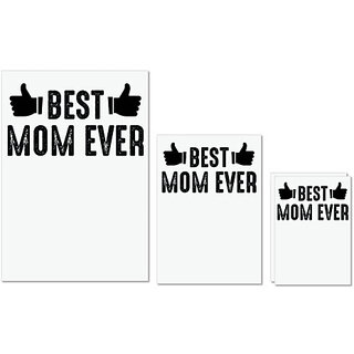 UDNAG Untearable Waterproof Stickers 155GSM 'Best Mom | BEST MOM EVER' A4 x 1pc, A5 x 1pc & A6 x 2pc UDNAG Untearable Waterproof Stickers 155GSM 'Best Mom | BEST MOM EVER' A4 x 1pc, A5 x 1pc & A6 x 2pc