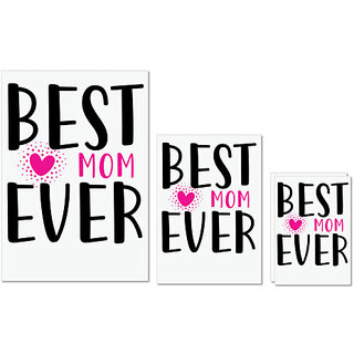 UDNAG Untearable Waterproof Stickers 155GSM 'Mother | Best mom' A4 x 1pc, A5 x 1pc & A6 x 2pc UDNAG Untearable Waterproof Stickers 155GSM 'Mother | Best mom' A4 x 1pc, A5 x 1pc & A6 x 2pc