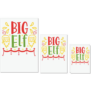 UDNAG Untearable Waterproof Stickers 155GSM 'Christmas | Big elf' A4 x 1pc, A5 x 1pc & A6 x 2pc UDNAG Untearable Waterproof Stickers 155GSM 'Christmas | Big elf' A4 x 1pc, A5 x 1pc & A6 x 2pc