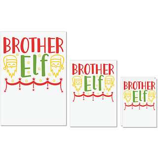 UDNAG Untearable Waterproof Stickers 155GSM 'Brother | Brother elf1' A4 x 1pc, A5 x 1pc & A6 x 2pc UDNAG Untearable Waterproof Stickers 155GSM 'Brother | Brother elf1' A4 x 1pc, A5 x 1pc & A6 x 2pc