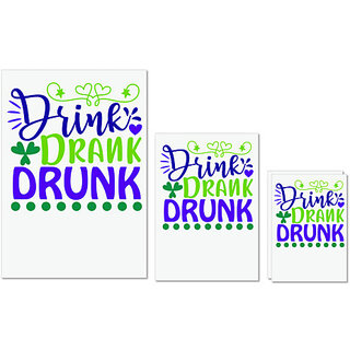 UDNAG Untearable Waterproof Stickers 155GSM 'School Teacher | drink drank drunk' A4 x 1pc, A5 x 1pc & A6 x 2pc UDNAG Untearable Waterproof Stickers 155GSM 'School Teacher | drink drank drunk' A4 x 1pc, A5 x 1pc & A6 x 2pc