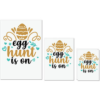 UDNAG Untearable Waterproof Stickers 155GSM 'Easter | egg hunt is on' A4 x 1pc, A5 x 1pc & A6 x 2pc UDNAG Untearable Waterproof Stickers 155GSM 'Easter | egg hunt is on' A4 x 1pc, A5 x 1pc & A6 x 2pc