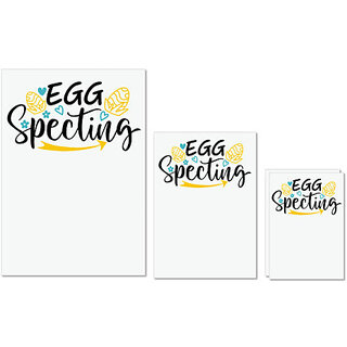                       UDNAG Untearable Waterproof Stickers 155GSM 'Easter | Egg Specting 2' A4 x 1pc, A5 x 1pc & A6 x 2pc                                              
