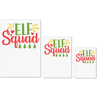 UDNAG Untearable Waterproof Stickers 155GSM 'Christmas Santa | Elf squadd' A4 x 1pc, A5 x 1pc & A6 x 2pc UDNAG Untearable Waterproof Stickers 155GSM 'Christmas Santa | Elf squadd' A4 x 1pc, A5 x 1pc & A6 x 2pc