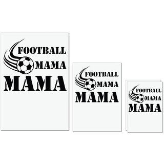 UDNAG Untearable Waterproof Stickers 155GSM 'Mother | FOOTBALL MAMA' A4 x 1pc, A5 x 1pc & A6 x 2pc UDNAG Untearable Waterproof Stickers 155GSM 'Mother | FOOTBALL MAMA' A4 x 1pc, A5 x 1pc & A6 x 2pc