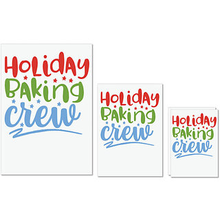 UDNAG Untearable Waterproof Stickers 155GSM 'Crew | holiday baking crew' A4 x 1pc, A5 x 1pc & A6 x 2pc UDNAG Untearable Waterproof Stickers 155GSM 'Crew | holiday baking crew' A4 x 1pc, A5 x 1pc & A6 x 2pc