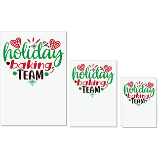UDNAG Untearable Waterproof Stickers 155GSM 'holiday | holiday baking team' A4 x 1pc, A5 x 1pc & A6 x 2pc UDNAG Untearable Waterproof Stickers 155GSM 'holiday | holiday baking team' A4 x 1pc, A5 x 1pc & A6 x 2pc