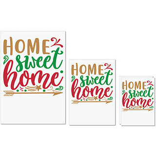 UDNAG Untearable Waterproof Stickers 155GSM 'Home | home sweet homee' A4 x 1pc, A5 x 1pc & A6 x 2pc UDNAG Untearable Waterproof Stickers 155GSM 'Home | home sweet homee' A4 x 1pc, A5 x 1pc & A6 x 2pc