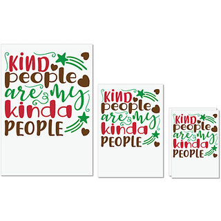 UDNAG Untearable Waterproof Stickers 155GSM 'kind people is my kinda people' A4 x 1pc, A5 x 1pc & A6 x 2pc UDNAG Untearable Waterproof Stickers 155GSM 'kind people is my kinda people' A4 x 1pc, A5 x 1pc & A6 x 2pc