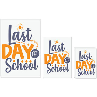 UDNAG Untearable Waterproof Stickers 155GSM 'School Teacher | Last day of school' A4 x 1pc, A5 x 1pc & A6 x 2pc UDNAG Untearable Waterproof Stickers 155GSM 'School Teacher | Last day of school' A4 x 1pc, A5 x 1pc & A6 x 2pc