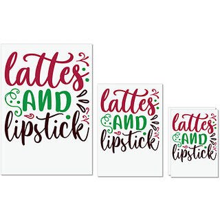 UDNAG Untearable Waterproof Stickers 155GSM 'lattes and lipstick' A4 x 1pc, A5 x 1pc & A6 x 2pc UDNAG Untearable Waterproof Stickers 155GSM 'lattes and lipstick' A4 x 1pc, A5 x 1pc & A6 x 2pc