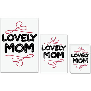 UDNAG Untearable Waterproof Stickers 155GSM 'Mother | LOVELY MOM' A4 x 1pc, A5 x 1pc & A6 x 2pc UDNAG Untearable Waterproof Stickers 155GSM 'Mother | LOVELY MOM' A4 x 1pc, A5 x 1pc & A6 x 2pc