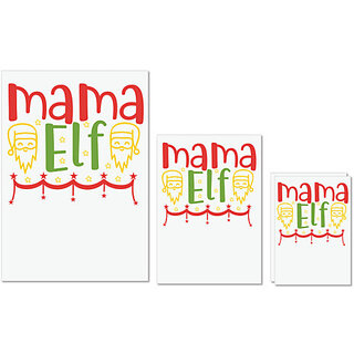 UDNAG Untearable Waterproof Stickers 155GSM 'Christmas Santa | Mama elf' A4 x 1pc, A5 x 1pc & A6 x 2pc UDNAG Untearable Waterproof Stickers 155GSM 'Christmas Santa | Mama elf' A4 x 1pc, A5 x 1pc & A6 x 2pc