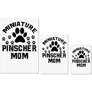 UDNAG Untearable Waterproof Stickers 155GSM 'Mother | MINIATURE PINSCHER MOM' A4 x 1pc, A5 x 1pc & A6 x 2pc UDNAG Untearable Waterproof Stickers 155GSM 'Mother | MINIATURE PINSCHER MOM' A4 x 1pc, A5 x 1pc & A6 x 2pc