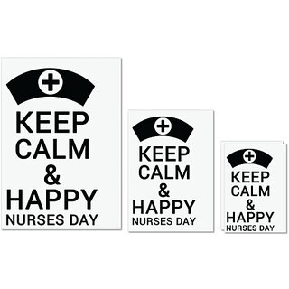 UDNAG Untearable Waterproof Stickers 155GSM 'Nurse | Keep calm and happy nurse day' A4 x 1pc, A5 x 1pc & A6 x 2pc UDNAG Untearable Waterproof Stickers 155GSM 'Nurse | Keep calm and happy nurse day' A4 x 1pc, A5 x 1pc & A6 x 2pc