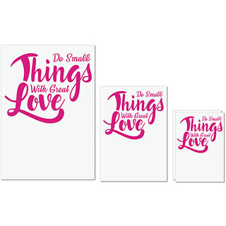                       UDNAG Untearable Waterproof Stickers 155GSM 'Nurse | Things with great love' A4 x 1pc, A5 x 1pc & A6 x 2pc                                              