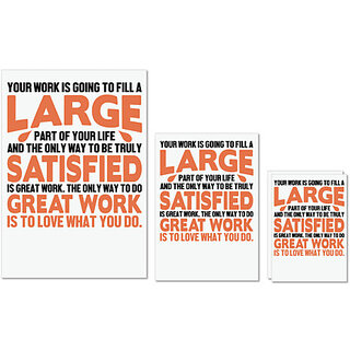                       UDNAG Untearable Waterproof Stickers 155GSM 'Nurse | Large satisfied great work' A4 x 1pc, A5 x 1pc & A6 x 2pc                                              