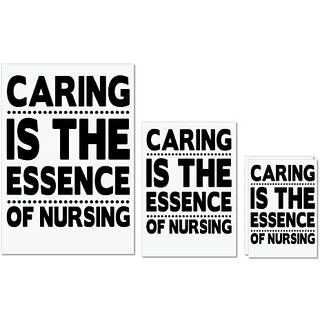UDNAG Untearable Waterproof Stickers 155GSM 'Caring is the essence of nursing' A4 x 1pc, A5 x 1pc & A6 x 2pc UDNAG Untearable Waterproof Stickers 155GSM 'Caring is the essence of nursing' A4 x 1pc, A5 x 1pc & A6 x 2pc