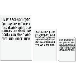                       UDNAG Untearable Waterproof Stickers 155GSM 'Nurse | I can stand and feed and nurse them' A4 x 1pc, A5 x 1pc & A6 x 2pc                                              