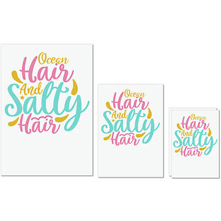 UDNAG Untearable Waterproof Stickers 155GSM 'OCEAN HAIR & SALTY HAIR' A4 x 1pc, A5 x 1pc & A6 x 2pc UDNAG Untearable Waterproof Stickers 155GSM 'OCEAN HAIR & SALTY HAIR' A4 x 1pc, A5 x 1pc & A6 x 2pc