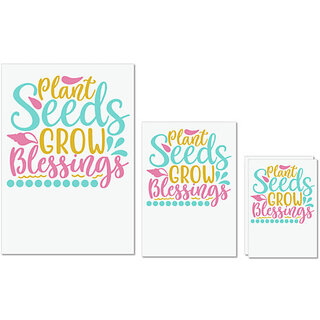 UDNAG Untearable Waterproof Stickers 155GSM 'Blessings | Plant seeds, grow blessings' A4 x 1pc, A5 x 1pc & A6 x 2pc UDNAG Untearable Waterproof Stickers 155GSM 'Blessings | Plant seeds, grow blessings' A4 x 1pc, A5 x 1pc & A6 x 2pc