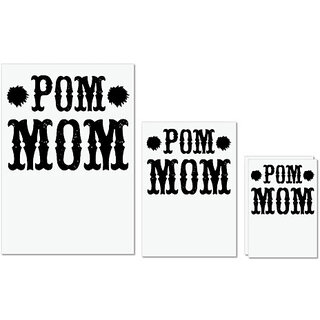 UDNAG Untearable Waterproof Stickers 155GSM 'Mother | POM MOM' A4 x 1pc, A5 x 1pc & A6 x 2pc UDNAG Untearable Waterproof Stickers 155GSM 'Mother | POM MOM' A4 x 1pc, A5 x 1pc & A6 x 2pc