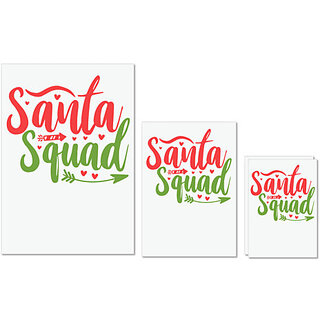 UDNAG Untearable Waterproof Stickers 155GSM 'Christmas Santa | santa squadd' A4 x 1pc, A5 x 1pc & A6 x 2pc UDNAG Untearable Waterproof Stickers 155GSM 'Christmas Santa | santa squadd' A4 x 1pc, A5 x 1pc & A6 x 2pc