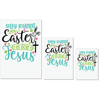 UDNAG Untearable Waterproof Stickers 155GSM 'Easter | silly rabbit easter is for' A4 x 1pc, A5 x 1pc & A6 x 2pc UDNAG Untearable Waterproof Stickers 155GSM 'Easter | silly rabbit easter is for' A4 x 1pc, A5 x 1pc & A6 x 2pc