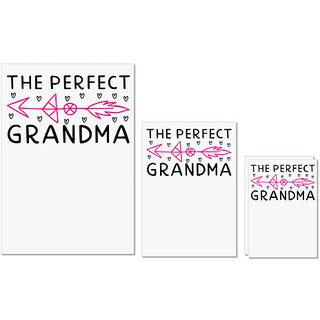UDNAG Untearable Waterproof Stickers 155GSM 'Grand mother | THE PERFECT GRANDMA' A4 x 1pc, A5 x 1pc & A6 x 2pc UDNAG Untearable Waterproof Stickers 155GSM 'Grand mother | THE PERFECT GRANDMA' A4 x 1pc, A5 x 1pc & A6 x 2pc