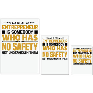 UDNAG Untearable Waterproof Stickers 155GSM 'Entrepreneur | A real' A4 x 1pc, A5 x 1pc & A6 x 2pc UDNAG Untearable Waterproof Stickers 155GSM 'Entrepreneur | A real' A4 x 1pc, A5 x 1pc & A6 x 2pc