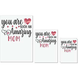 UDNAG Untearable Waterproof Stickers 155GSM 'Mother | YOU ARE SUCH AN AMAZING MOM' A4 x 1pc, A5 x 1pc & A6 x 2pc UDNAG Untearable Waterproof Stickers 155GSM 'Mother | YOU ARE SUCH AN AMAZING MOM' A4 x 1pc, A5 x 1pc & A6 x 2pc