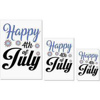 UDNAG Untearable Waterproof Stickers 155GSM 'American Day | 4th july' A4 x 1pc, A5 x 1pc & A6 x 2pc UDNAG Untearable Waterproof Stickers 155GSM 'American Day | 4th july' A4 x 1pc, A5 x 1pc & A6 x 2pc
