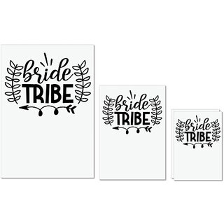 UDNAG Untearable Waterproof Stickers 155GSM 'tribe | Bride tribe' A4 x 1pc, A5 x 1pc & A6 x 2pc UDNAG Untearable Waterproof Stickers 155GSM 'tribe | Bride tribe' A4 x 1pc, A5 x 1pc & A6 x 2pc