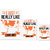 UDNAG Untearable Waterproof Stickers 155GSM 'Cow | i just really like cows ok' A4 x 1pc, A5 x 1pc & A6 x 2pc
