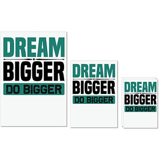 UDNAG Untearable Waterproof Stickers 155GSM 'Dream | Dream Bigger' A4 x 1pc, A5 x 1pc & A6 x 2pc UDNAG Untearable Waterproof Stickers 155GSM 'Dream | Dream Bigger' A4 x 1pc, A5 x 1pc & A6 x 2pc