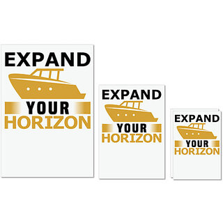 UDNAG Untearable Waterproof Stickers 155GSM 'Expand your' A4 x 1pc, A5 x 1pc & A6 x 2pc UDNAG Untearable Waterproof Stickers 155GSM 'Expand your' A4 x 1pc, A5 x 1pc & A6 x 2pc