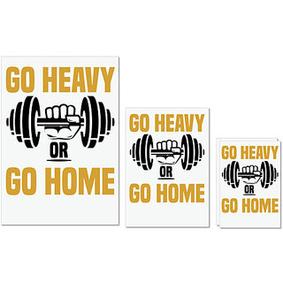 UDNAG Untearable Waterproof Stickers 155GSM 'Gym | Go heavy' A4 x 1pc, A5 x 1pc & A6 x 2pc UDNAG Untearable Waterproof Stickers 155GSM 'Gym | Go heavy' A4 x 1pc, A5 x 1pc & A6 x 2pc