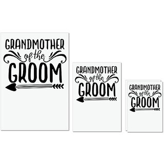 UDNAG Untearable Waterproof Stickers 155GSM 'Mother | Grandmother of the groom' A4 x 1pc, A5 x 1pc & A6 x 2pc UDNAG Untearable Waterproof Stickers 155GSM 'Mother | Grandmother of the groom' A4 x 1pc, A5 x 1pc & A6 x 2pc