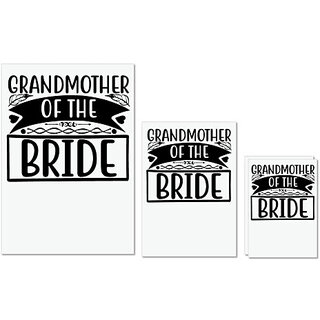 UDNAG Untearable Waterproof Stickers 155GSM 'Granny | Grand mother of the bride' A4 x 1pc, A5 x 1pc & A6 x 2pc UDNAG Untearable Waterproof Stickers 155GSM 'Granny | Grand mother of the bride' A4 x 1pc, A5 x 1pc & A6 x 2pc