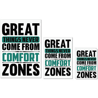 UDNAG Untearable Waterproof Stickers 155GSM 'Great Things | Great Things' A4 x 1pc, A5 x 1pc & A6 x 2pc UDNAG Untearable Waterproof Stickers 155GSM 'Great Things | Great Things' A4 x 1pc, A5 x 1pc & A6 x 2pc