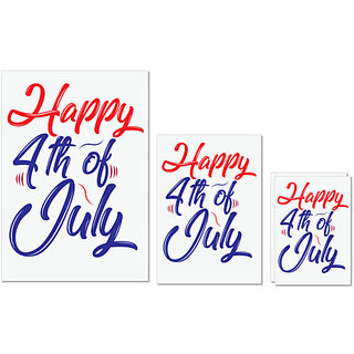 UDNAG Untearable Waterproof Stickers 155GSM 'American Independance | happy 4th july' A4 x 1pc, A5 x 1pc & A6 x 2pc UDNAG Untearable Waterproof Stickers 155GSM 'American Independance | happy 4th july' A4 x 1pc, A5 x 1pc & A6 x 2pc