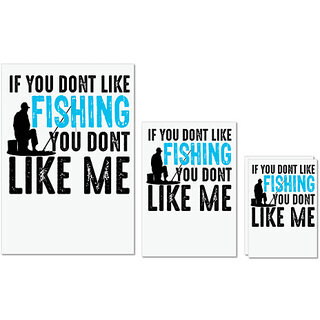 UDNAG Untearable Waterproof Stickers 155GSM 'Fishing | IF YOU DONT LIKE FISHING' A4 x 1pc, A5 x 1pc & A6 x 2pc UDNAG Untearable Waterproof Stickers 155GSM 'Fishing | IF YOU DONT LIKE FISHING' A4 x 1pc, A5 x 1pc & A6 x 2pc