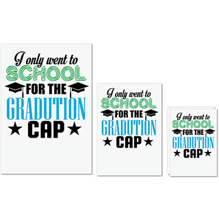 UDNAG Untearable Waterproof Stickers 155GSM 'School Teacher | I only went to' A4 x 1pc, A5 x 1pc & A6 x 2pc UDNAG Untearable Waterproof Stickers 155GSM 'School Teacher | I only went to' A4 x 1pc, A5 x 1pc & A6 x 2pc