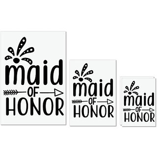 UDNAG Untearable Waterproof Stickers 155GSM 'Honour | Maid of the1' A4 x 1pc, A5 x 1pc & A6 x 2pc UDNAG Untearable Waterproof Stickers 155GSM 'Honour | Maid of the1' A4 x 1pc, A5 x 1pc & A6 x 2pc