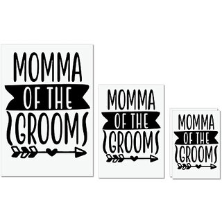 UDNAG Untearable Waterproof Stickers 155GSM 'Mother | Momma of the grooms' A4 x 1pc, A5 x 1pc & A6 x 2pc UDNAG Untearable Waterproof Stickers 155GSM 'Mother | Momma of the grooms' A4 x 1pc, A5 x 1pc & A6 x 2pc