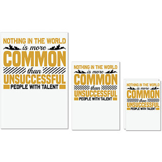 UDNAG Untearable Waterproof Stickers 155GSM 'Nothing is the' A4 x 1pc, A5 x 1pc & A6 x 2pc UDNAG Untearable Waterproof Stickers 155GSM 'Nothing is the' A4 x 1pc, A5 x 1pc & A6 x 2pc
