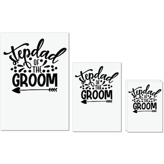 UDNAG Untearable Waterproof Stickers 155GSM 'stepdad | stepdad of the groom' A4 x 1pc, A5 x 1pc & A6 x 2pc UDNAG Untearable Waterproof Stickers 155GSM 'stepdad | stepdad of the groom' A4 x 1pc, A5 x 1pc & A6 x 2pc