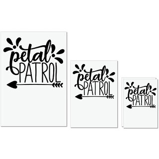                       UDNAG Untearable Waterproof Stickers 155GSM 'petal patroll' A4 x 1pc, A5 x 1pc & A6 x 2pc                                              